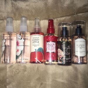 Set of 6 mini travel perfumes